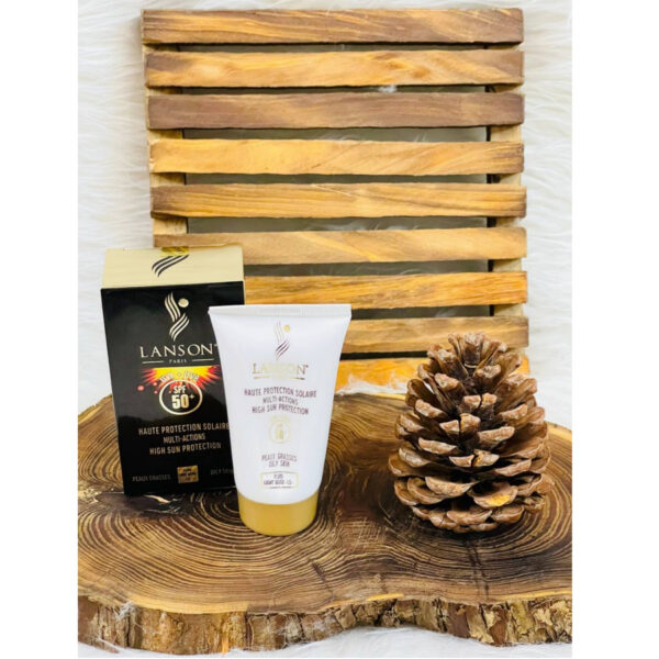 کرم ضدآفتاب رنگی لانسون SPF50 مدل مولتی اکشن شماره 1.5، مناسب پوست‌های چرب، حجم 40 میلی‌لیتر