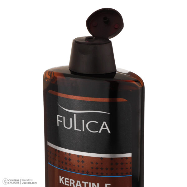شامپو تقویت‌کننده مو فولیکا مدل Keratin E حجم 400 میلی‌لیتر